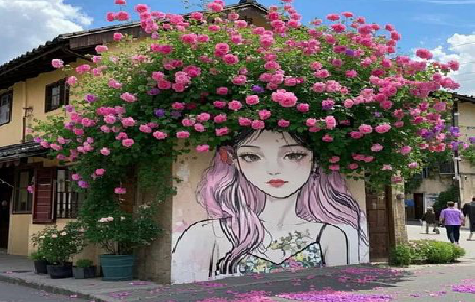 平果怎么设计网红打卡墙绘