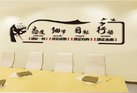 平果企业文化墙主要展示什么？