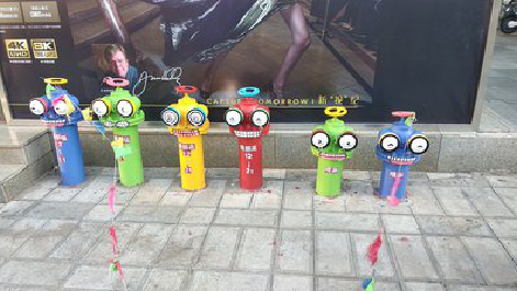 平果商业区彩绘