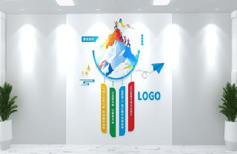 平果公司企业形象墙的工艺材料有哪些？