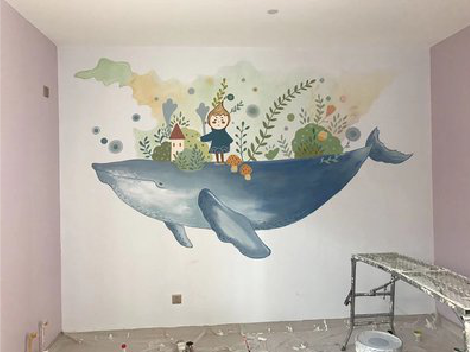 平果手绘墙的特点及优势。